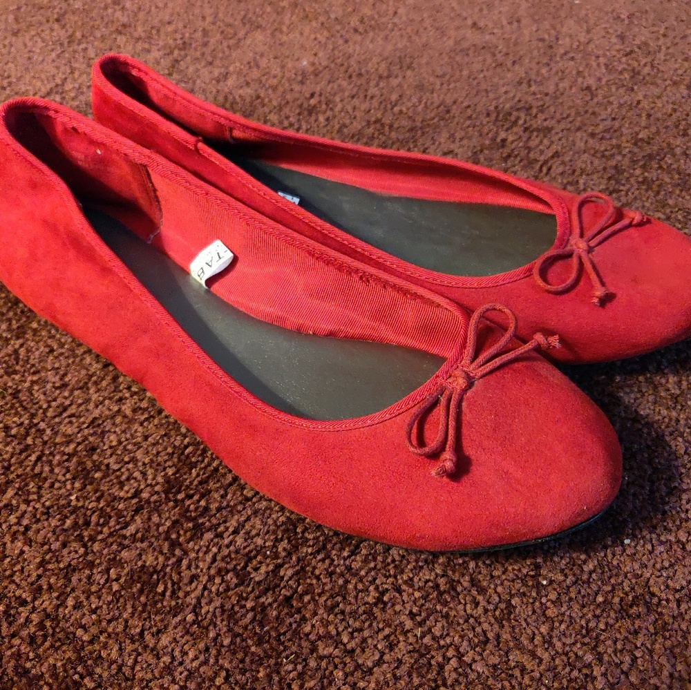 Merona Red Ballet Flats